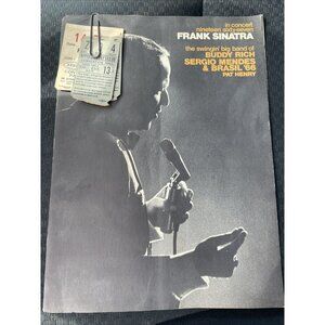Original Frank Sinatra Concert 2 Programs July 1967 with Pittsburgh With Tickets